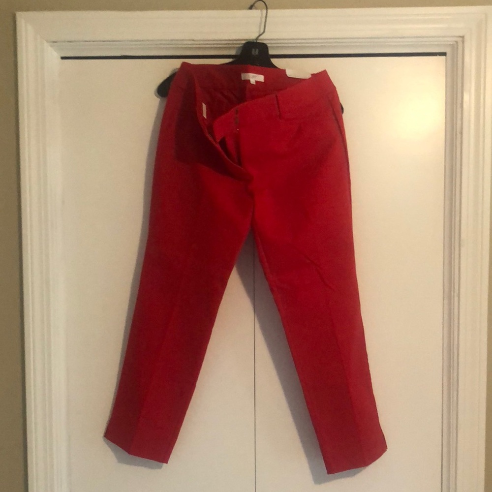 NWT Red Riviera Crop size 8